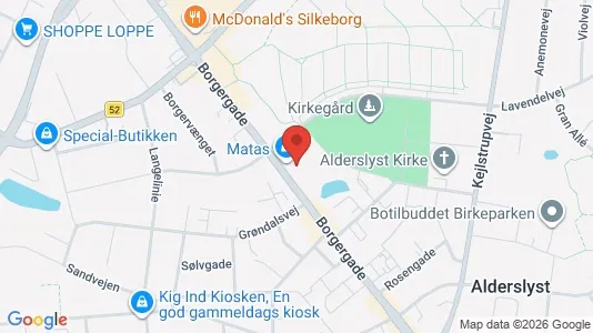 Apartments for rent i Silkeborg - kort over placeringen
