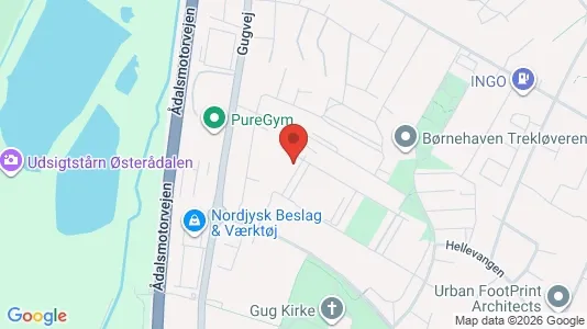 Apartments for rent i Aalborg SØ - kort over placeringen