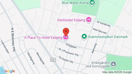 Apartments for rent i Esbjerg Center - kort over placeringen