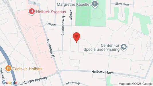 Apartments for rent i Holbæk - kort over placeringen