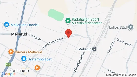 Apartments for rent i Mellerud - kort over placeringen