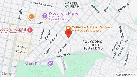 Apartments for rent i Athens Agios Panteleimonas - kort over placeringen