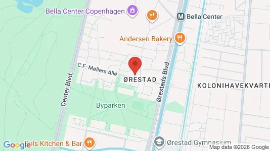 Apartments for rent i Copenhagen S - kort over placeringen