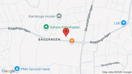 Rooms for rent i Karlskoga - kort over placeringen