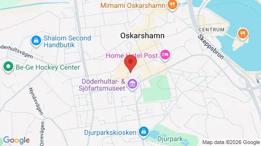 Apartments for rent i Oskarshamn - kort over placeringen
