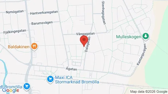 Apartments for rent i Bromölla - kort over placeringen
