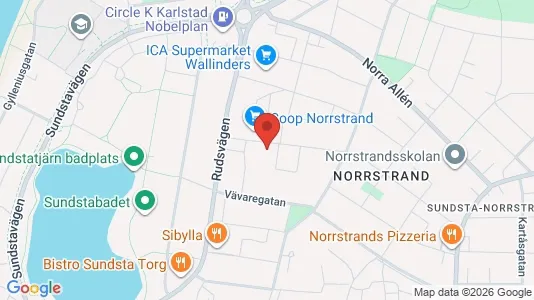 Apartments for rent i Karlstad - kort over placeringen