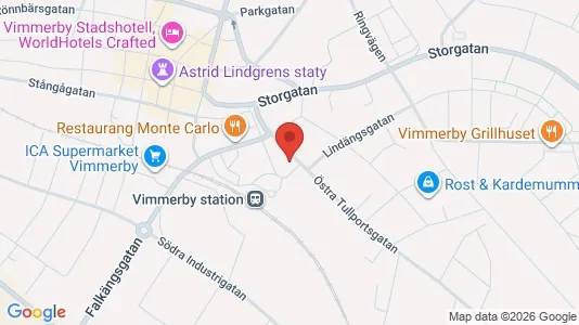 Apartments for rent i Vimmerby - kort over placeringen