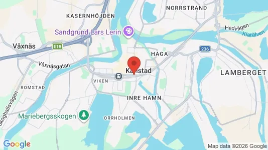 Apartments for rent i Karlstad - kort over placeringen