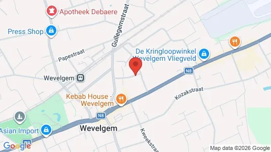 Apartments for rent i Wevelgem - kort over placeringen