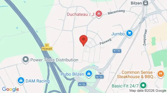 Apartments for rent i Bilzen - kort over placeringen