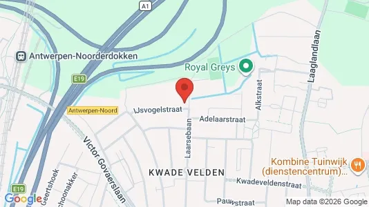 Apartments for rent i Antwerp Merksem - kort over placeringen