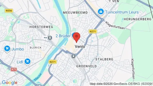 Apartments for rent i Venlo - kort over placeringen