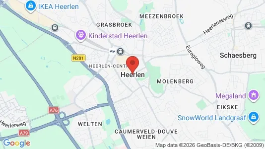Apartments for rent i Heerlen - kort over placeringen