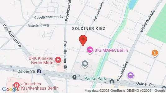Apartments for rent i Berlin Mitte - kort over placeringen