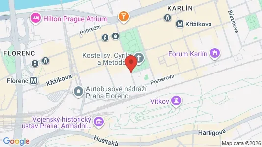 Apartments for rent i Prague 1 - kort over placeringen