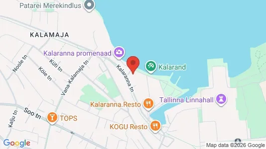 Apartments for rent i Tallinn Kesklinna - kort over placeringen