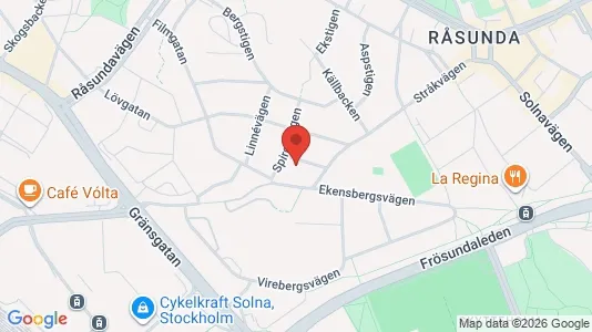 Apartments for rent i Solna - kort over placeringen