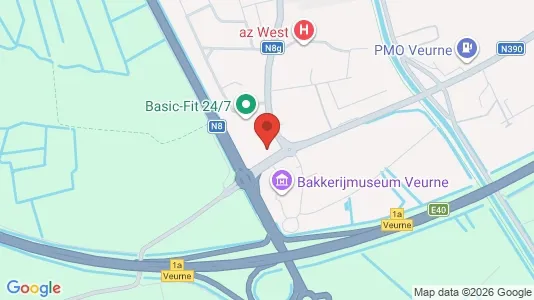 Apartments for rent i Veurne - kort over placeringen
