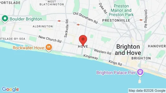 Apartments for rent i Hove - East Sussex - kort over placeringen