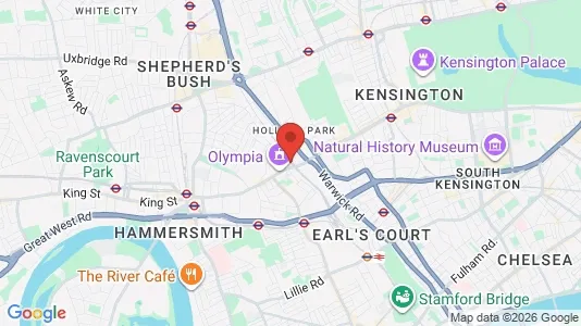 Apartments for rent i London W14 - kort over placeringen