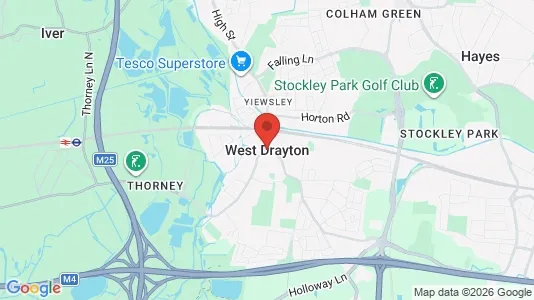 Houses for rent i West Drayton - Middlesex - kort over placeringen