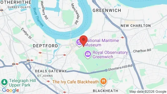 Houses for rent i London SE10 - kort over placeringen