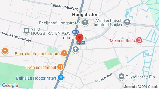 Apartments for rent i Hoogstraten - kort over placeringen