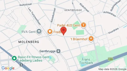 Apartments for rent i Gent Ledeberg - kort over placeringen
