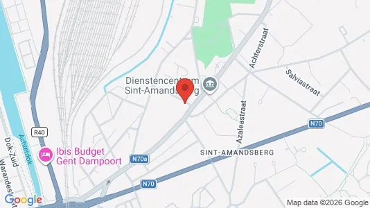 Apartments for rent i Gent Sint-Amandsberg - kort over placeringen