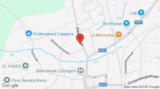 Apartments for rent i Zottegem - kort over placeringen