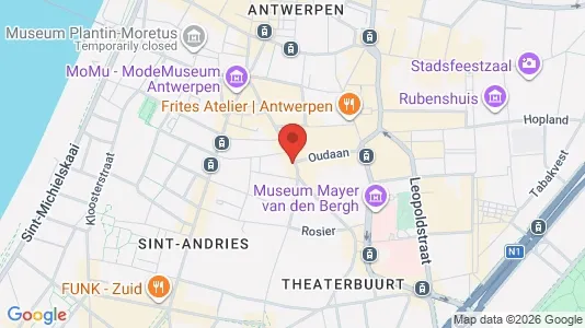 Apartments for rent i Stad Antwerp - kort over placeringen