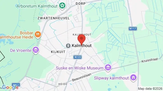 Houses for rent i Kalmthout - kort over placeringen