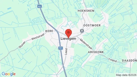 Apartments for rent i Lievegem - kort over placeringen