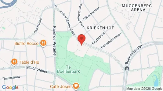 Apartments for rent i Antwerp Deurne - kort over placeringen