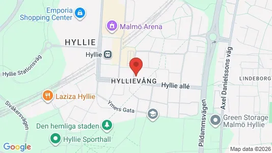 Apartments for rent i Hyllie - kort over placeringen
