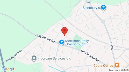 Apartments for rent i Kettering - Northamptonshire - kort over placeringen