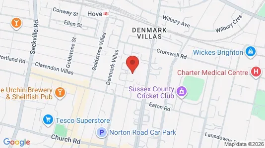 Apartments for rent i Hove - East Sussex - kort over placeringen