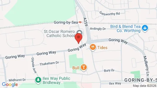 Apartments for rent i Worthing - West Sussex - kort over placeringen