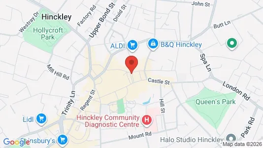 Apartments for rent i Hinckley - Leicestershire - kort over placeringen