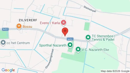 Apartments for rent i Nazareth - kort over placeringen