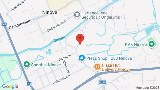 Apartments for rent i Ninove - kort over placeringen