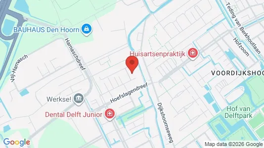Apartments for rent i Delft - kort over placeringen