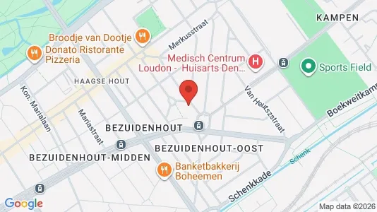Apartments for rent i The Hague Centrum - kort over placeringen