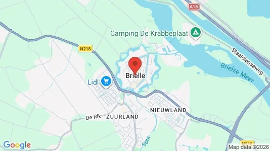 Houses for rent i Brielle - kort over placeringen