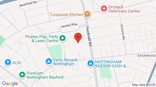 Apartments for rent i Nottingham - Nottinghamshire - kort over placeringen