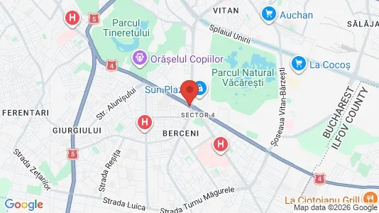 Apartments for rent i Bucharest - Sectorul 4 - kort over placeringen
