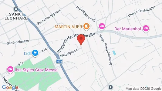 Apartments for rent i Eggersdorf bei Graz - kort over placeringen