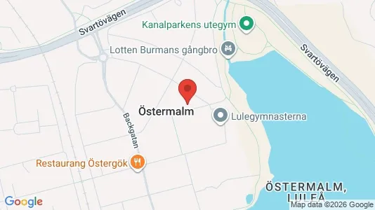 Apartments for rent i Luleå - kort over placeringen