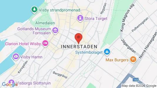 Apartments for rent i Gotland - kort over placeringen